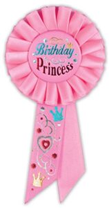 beistle birthday princess rosette