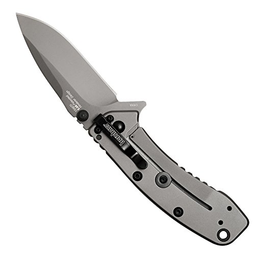 Kershaw XL Cryo II Pocket Knife, 3.25" 8Cr13MoV Steel Titanium-Coated Blade, Assisted Everyday Carry Pocket Knife