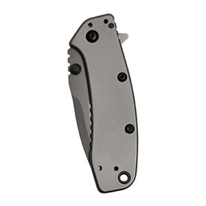 Kershaw XL Cryo II Pocket Knife, 3.25" 8Cr13MoV Steel Titanium-Coated Blade, Assisted Everyday Carry Pocket Knife