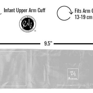 EMI Infant Sized Aneroid Sphygmomanometer Blood Pressure Monitor Set with Bulb, Gauge, and Infant-Size Cuff. Includes Convenient Carrying Case