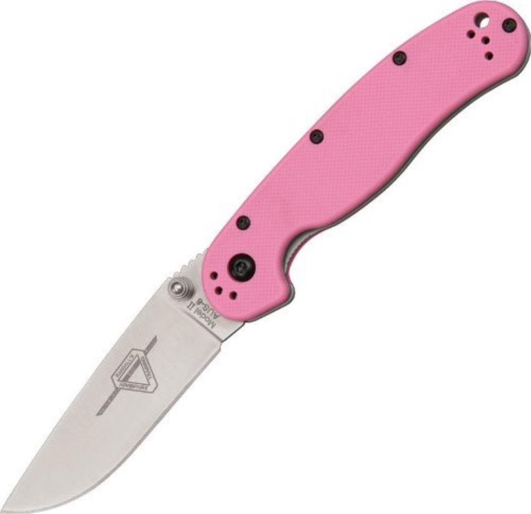 Brite Strike Ontario Knife 8862 Folding Knife, Pink