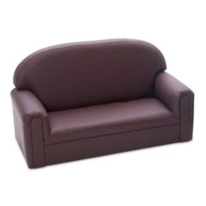 brand new world furniture fi2c100 brand new world toddler enviro-child upholstery sofa, chocolate