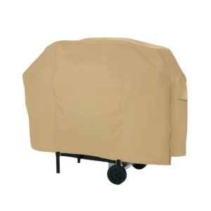 Classic Accessories Grill Cover, 58"L x 24"D x 48"H, Sand, Grill Cover, Grill Cover for Outdoor Grill, BBQ Cover