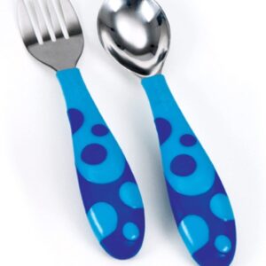 Munchkin Toddler Fork and Spoon Set, Assorted colours