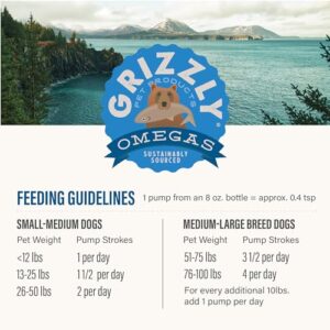 Grizzly Pollock Oil Supplement for Dogs, 32-Ounce