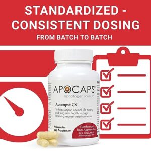 Apocaps CX Apoptogen for Dogs (Pack of 2 Boxes)- 90 Count Each