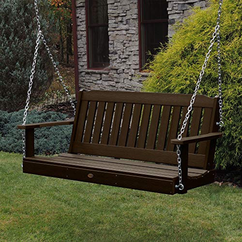 Highwood AD-PORL1-ACE Lehigh Porch Swing, 5 Feet, Weathered Acorn