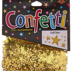 Beistle Gold Stars Confetti