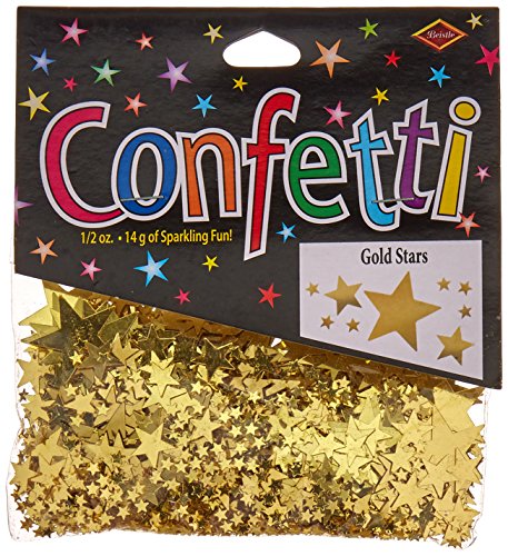 Beistle Gold Stars Confetti