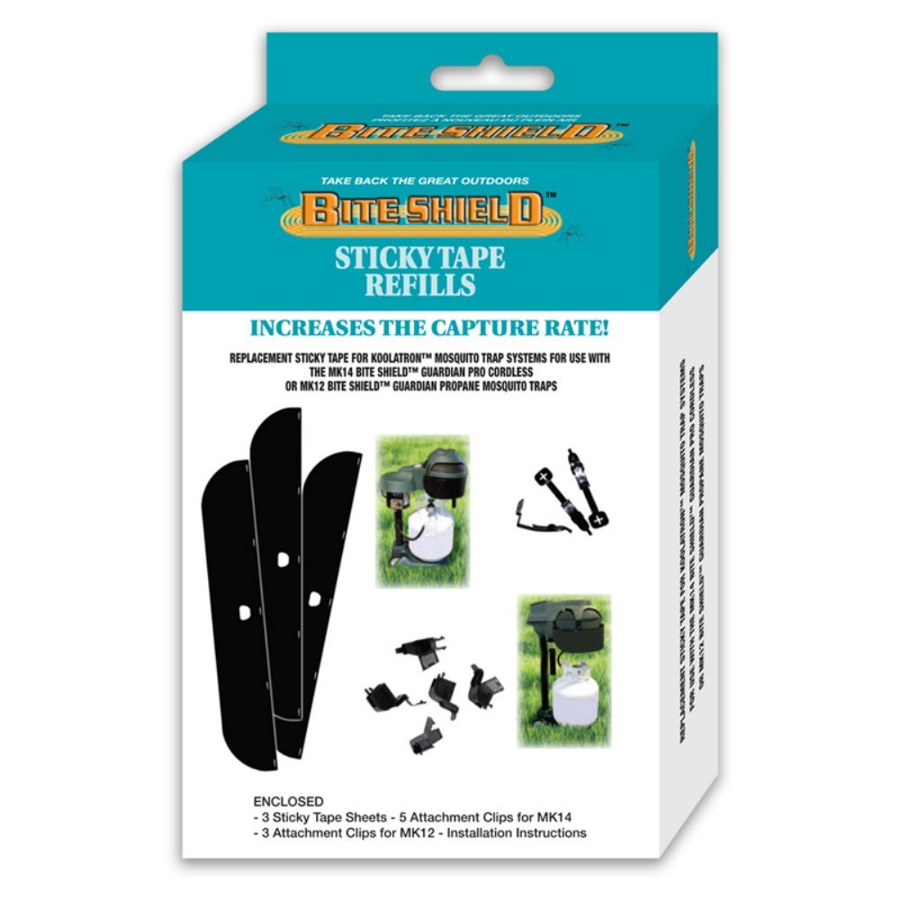 Bite Shield Replacement Sticky Paper for Mosquito Traps (3-Pack)