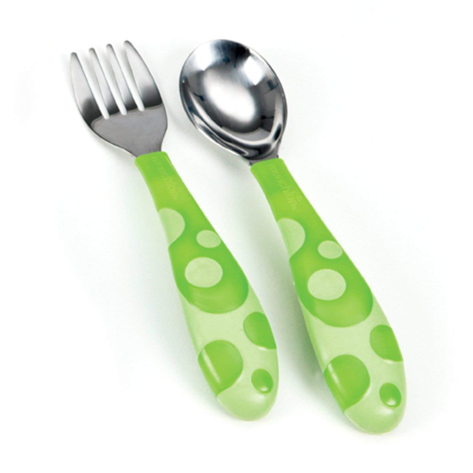 Munchkin Toddler Fork and Spoon Set, Assorted colours