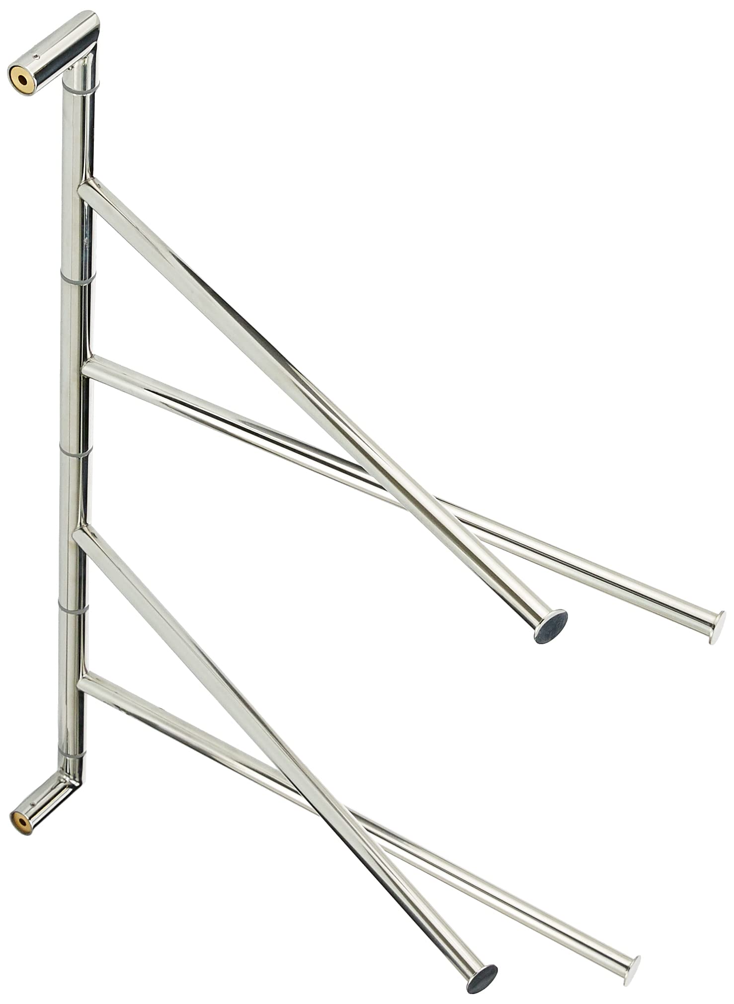 Smedbo SME, STAINLESS STEEL POLISHED FK634 Towel Rail Swing-Arm, 40.7 x 6 x 62.9 cm