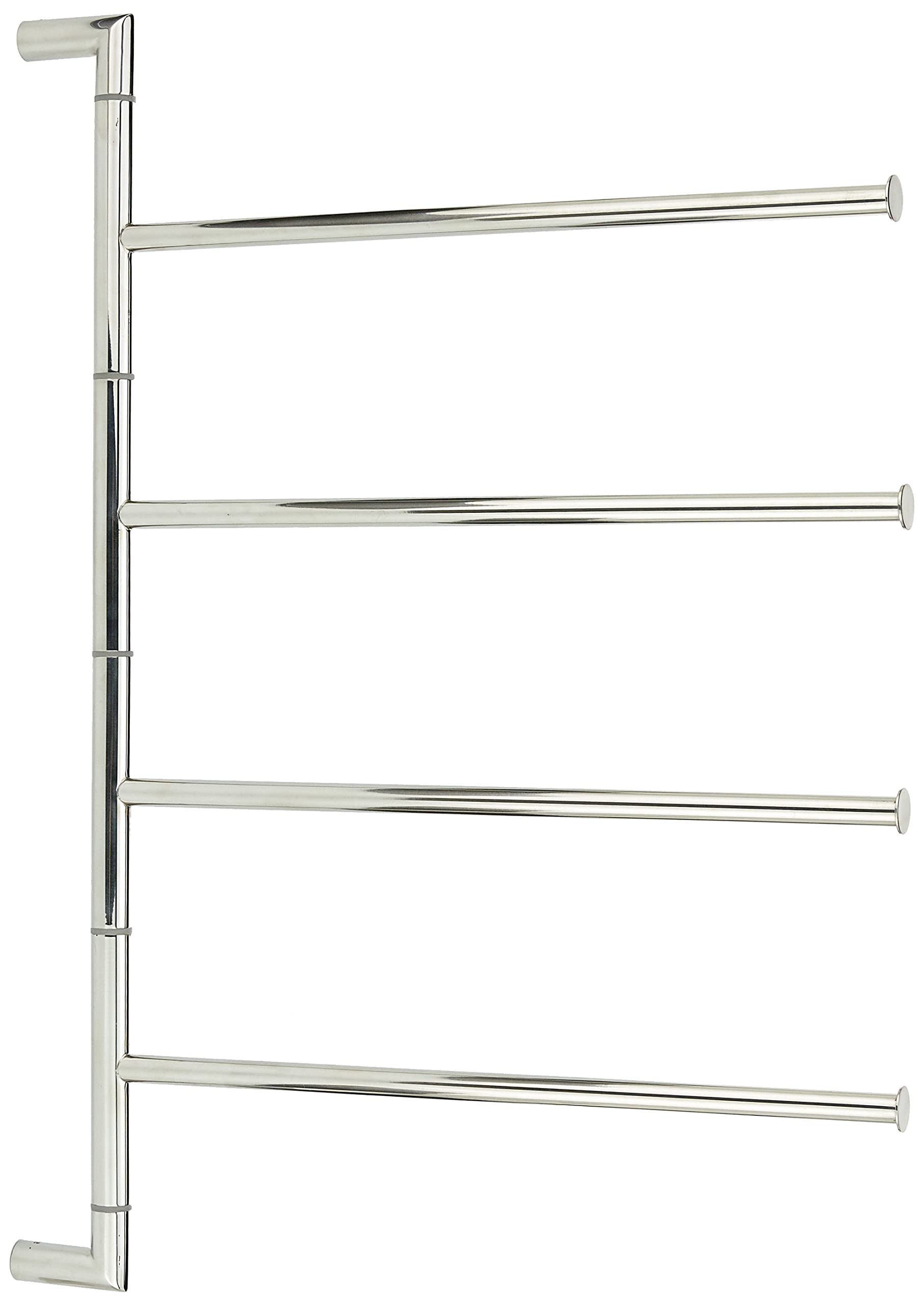 Smedbo SME, STAINLESS STEEL POLISHED FK634 Towel Rail Swing-Arm, 40.7 x 6 x 62.9 cm