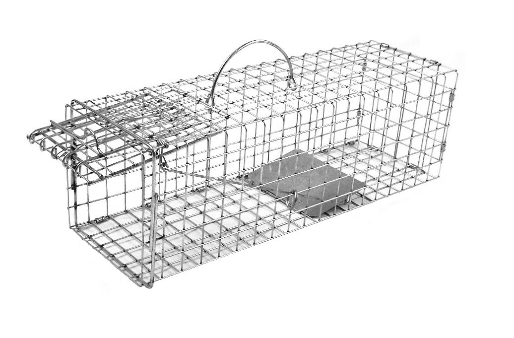 Tomahawk Live Trap Model 103 - Original Series Live Trap for Squirrels, Muskrats, Rats and Similar Size Animals