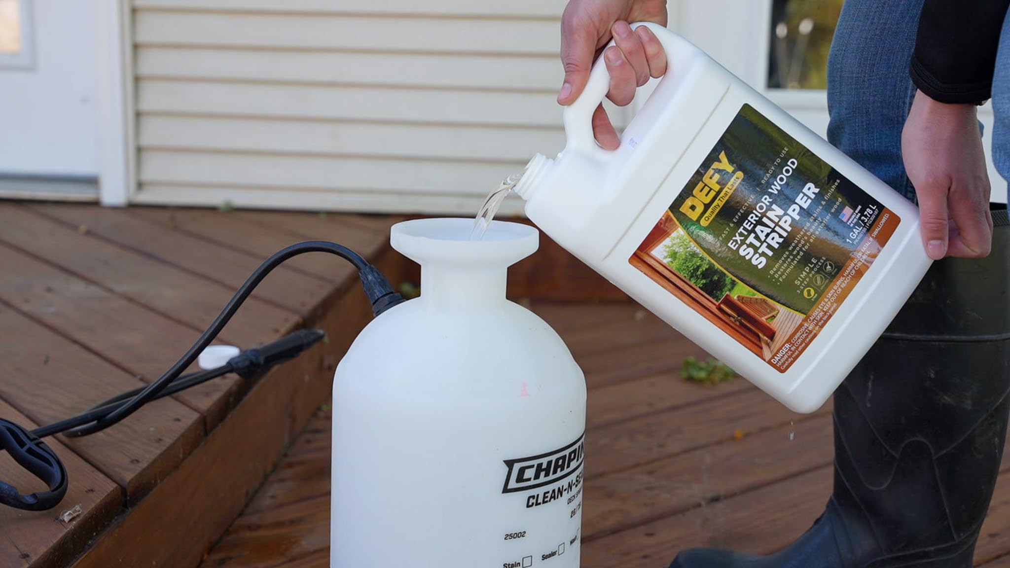 DEFY Exterior Wood Stain Stripper, 1 Gallon