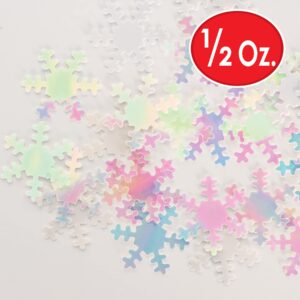 Beistle Iridescent Snowflakes Confetti 1/2 Ounce