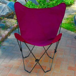 Algoma Net Company 405302 Algoma Net Butterfly Chair and Cover Combination w/Black Frame, Purple