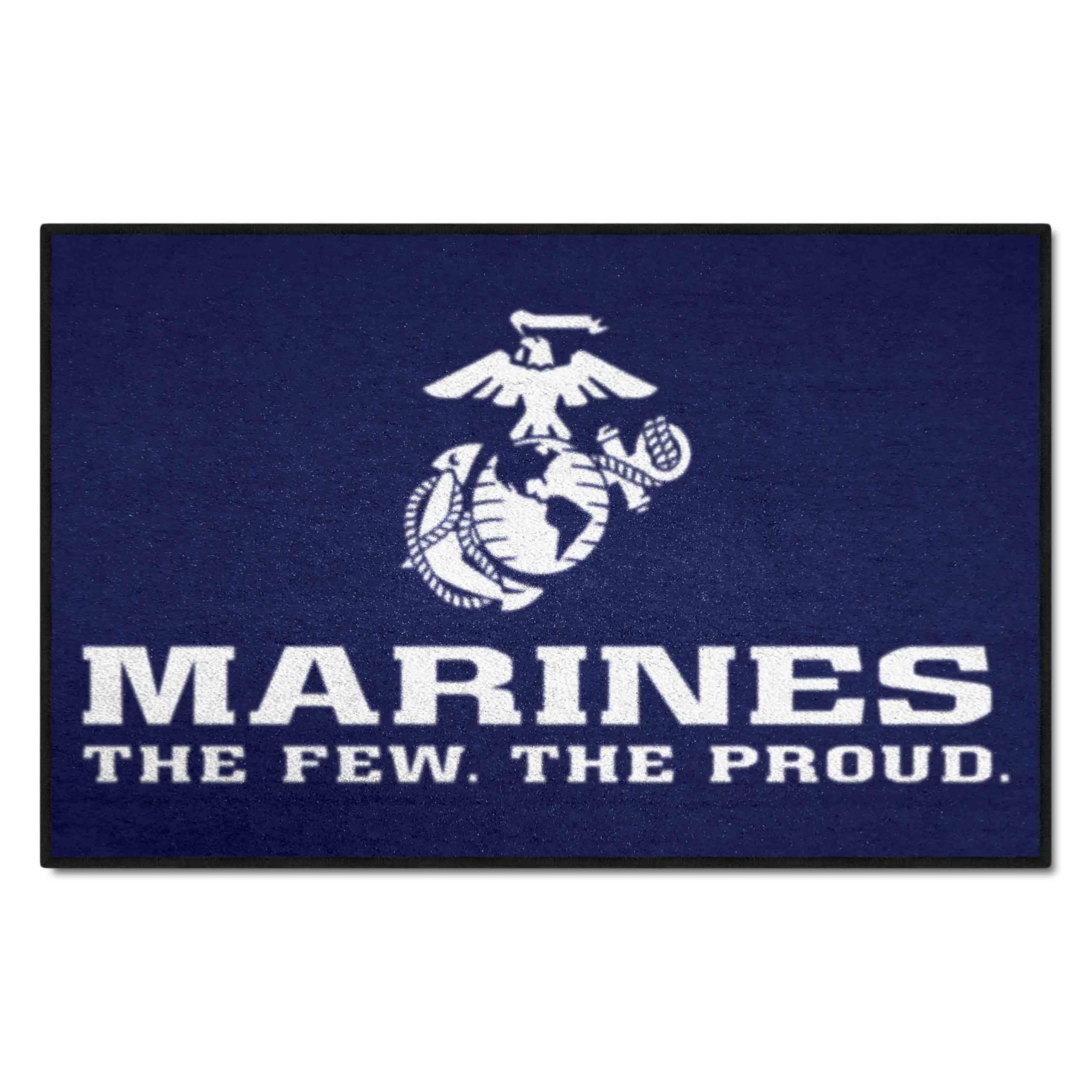 Fanmats Military 'Marines' Nylon Face Starter Rug, 19"x30"