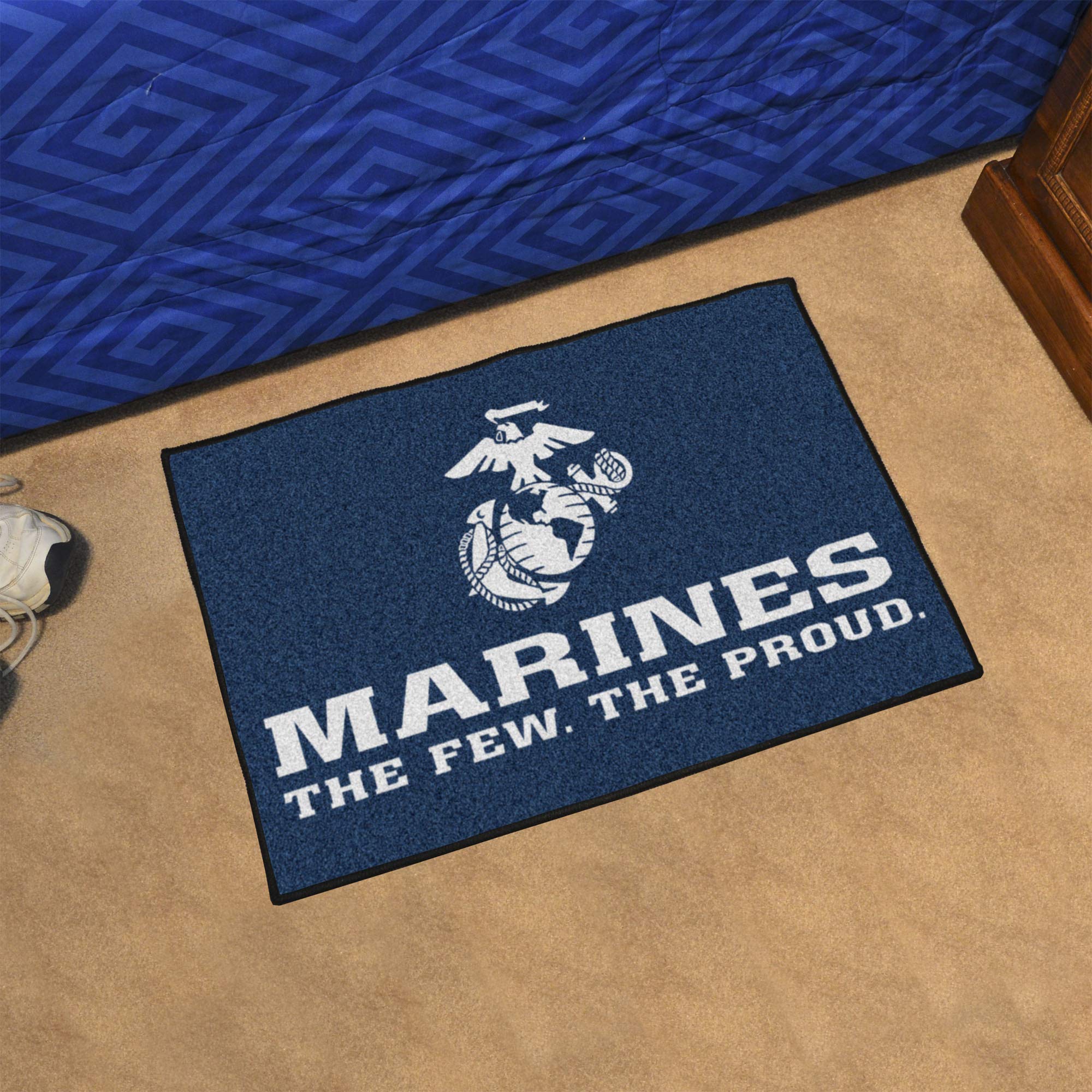 Fanmats Military 'Marines' Nylon Face Starter Rug, 19"x30"