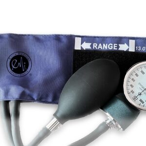 EMI Infant Sized Aneroid Sphygmomanometer Blood Pressure Monitor Set with Bulb, Gauge, and Infant-Size Cuff. Includes Convenient Carrying Case