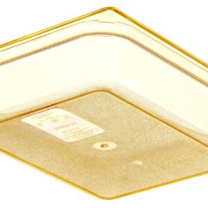 Carlisle FoodService Products 10420B13 StorPlus High Heat Food Pan, 2.5" Deep, Half Size, Amber