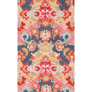 nuLOOM Hand Hooked Felicity Area Rug, 5x8, Multi