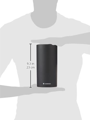 Zassenhaus Messerblock 23cm, rund 12cm, Schwarz