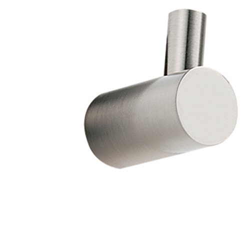 Alno A7080-SN Spa 1 Modern Robe Hooks, Satin Nickel