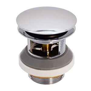 Westbrass D98R-26 1-1/2-Inch NPSM Coarse Thread Integrated Overlfow ADA Approved Tip-Toe Bath Drain