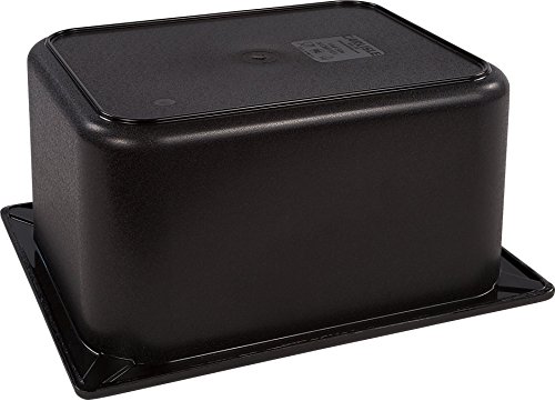 Carlisle FoodService Products CM110103 Coldmaster Insulated Food Pan, 1/2 Size, 6 quart, Black