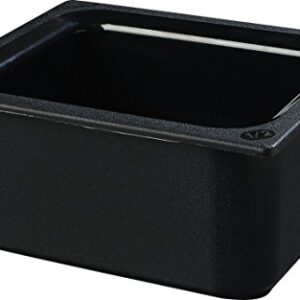 Carlisle FoodService Products CM110103 Coldmaster Insulated Food Pan, 1/2 Size, 6 quart, Black