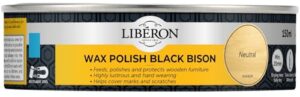 liberon black bison paste wax, 150 ml, neutral