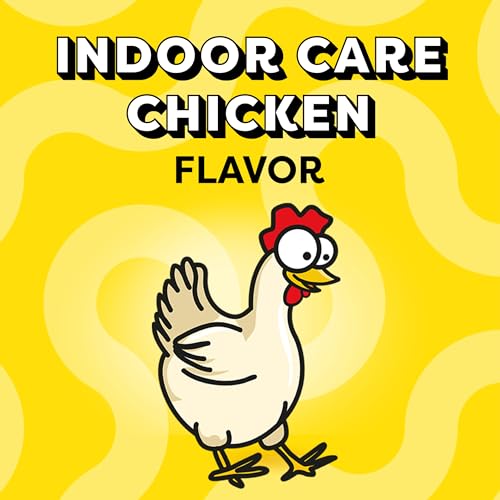 Temptations Indoor Care Crunchy and Soft Cat Treats, Chicken Flavor, 2.1 oz. Pouch (Pack of 12)