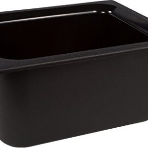 Carlisle FoodService Products CM110103 Coldmaster Insulated Food Pan, 1/2 Size, 6 quart, Black