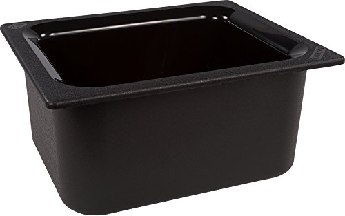 Carlisle FoodService Products CM110103 Coldmaster Insulated Food Pan, 1/2 Size, 6 quart, Black