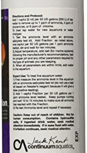 Continuum Aquatics Fraction - Concentrated Water Conditioner Instantly Removes Chlorine, Ammonia, and Chloramine in Marine Saltwater and Freshwater Aquariums 125-ml