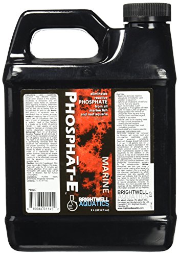 Brightwell Aquatics Phosphat-E Liquid Phosphate Remover for Marine Fish and Reef Aquariums - Aquarium Water Treatments, 67.6 fl oz