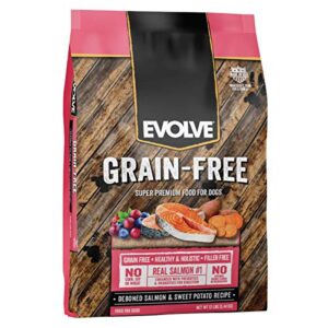 Evolve Grain Free Deboned Salmon & Sweet Potato Recipe Dog Food, 3.5 lb.