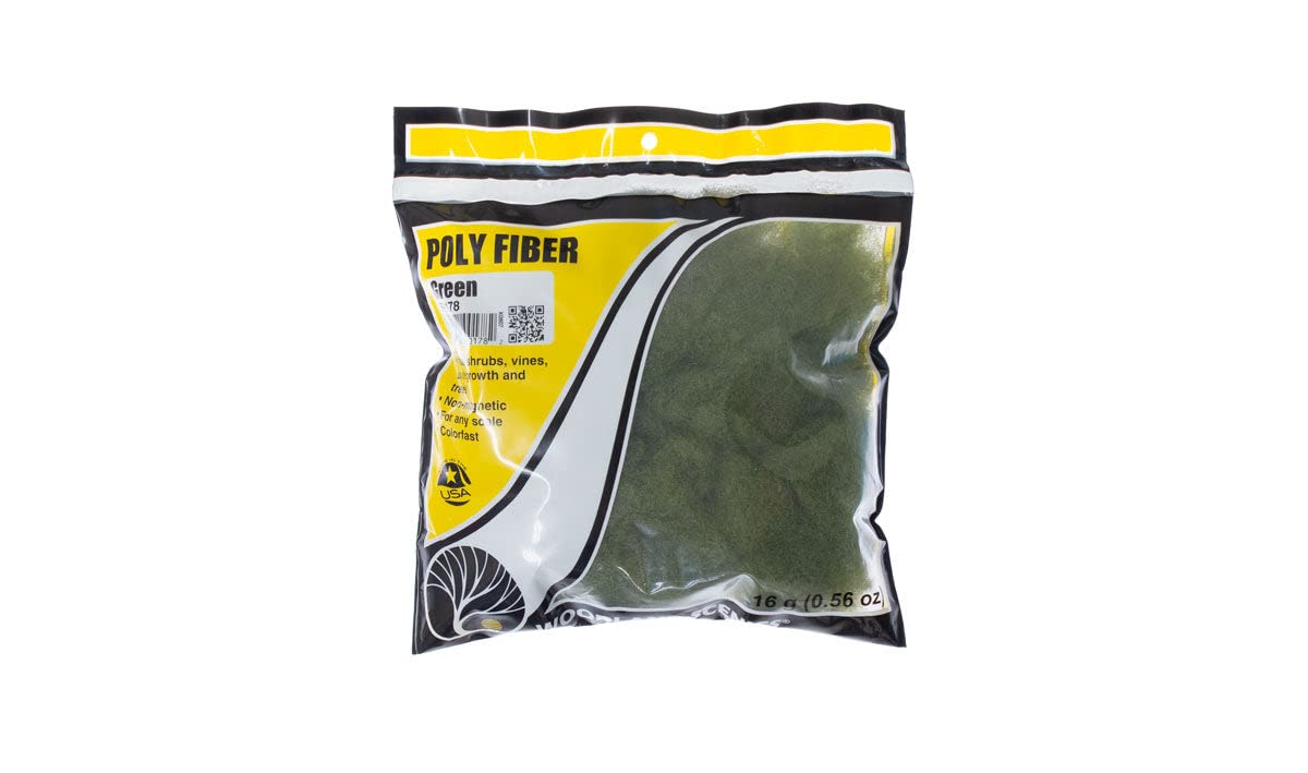 Woodland Scenics Poly Fiber 16g-Green