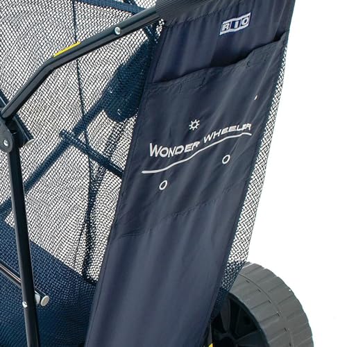 Rio Beach Wonder Wheeler II Wide Utility, Lawn, and Beach Cart, Navy