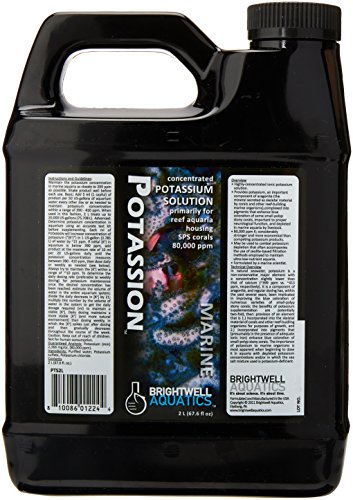 Brightwell Aquatics Potassion - Liquid Potassium Supplement for Marine Reef Fish Aquariums