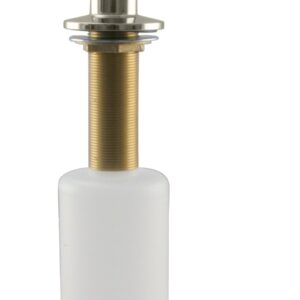 Westbrass Contemporary Style Kitchen Sink Soap/Lotion Dispenser, Polished Nickel, D2178-05