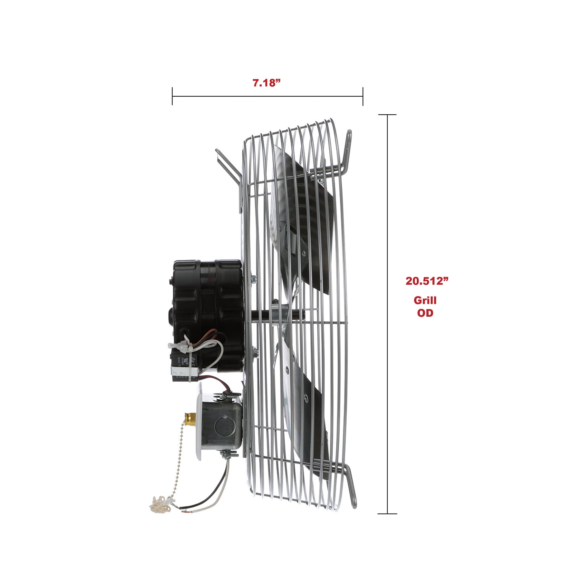 TPI Industrial CE 16-D Exhaust Fan,16" TEAO Motor,120V,Spiral W