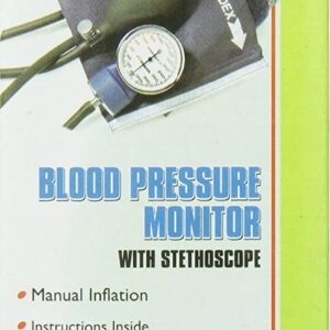 Primacare DS-9197-BL Professional Classic Series Manual Adult Size Blood Pressure Kit, Emergency Bp kit with Stethoscope and Portable Leatherette Case, Nylon Cuff, Blue