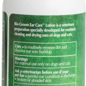 Bio-Groom Ear-Care Dog Ear Cleaner – Dog Ear Care, Cruelty-Free, Made in USA, Dog Ear Drops, Gentle Wax Remover, Pet Ear Cleaner for Dogs and Cats – 8 fl oz 1-Pack