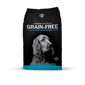 diamond naturals grain free real meat recipe premium dry dog food with real fish 14lb