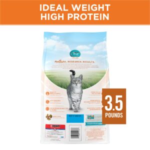 Purina ONE High Protein, Healthy Weight Dry Cat Food, +Plus Ideal Weight With Turkey - 3.5 lb. Bag