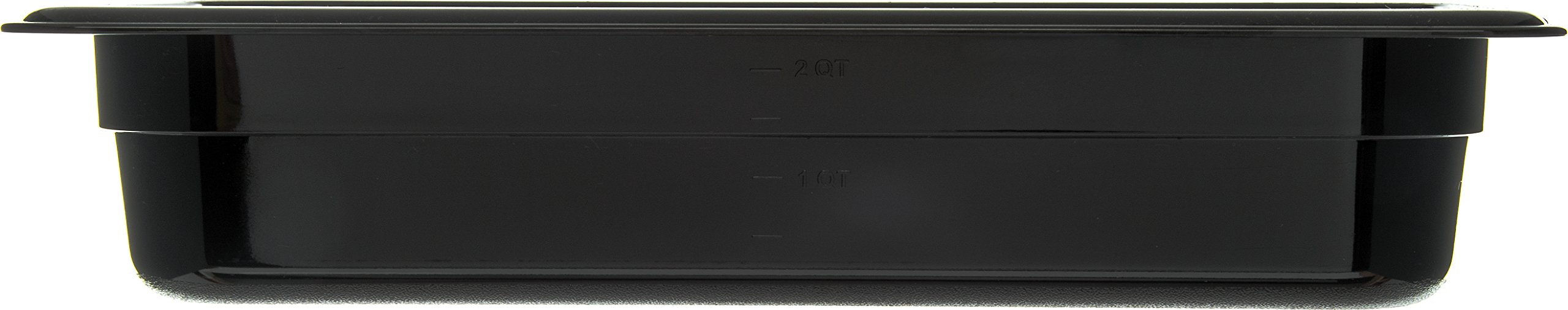 Carlisle FoodService Products 3086003 StorPlus High Heat Food Pan, 2.5" Deep, Third Size, Black