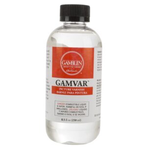 gamblin gamvar picture varnish - 8.5oz bottle