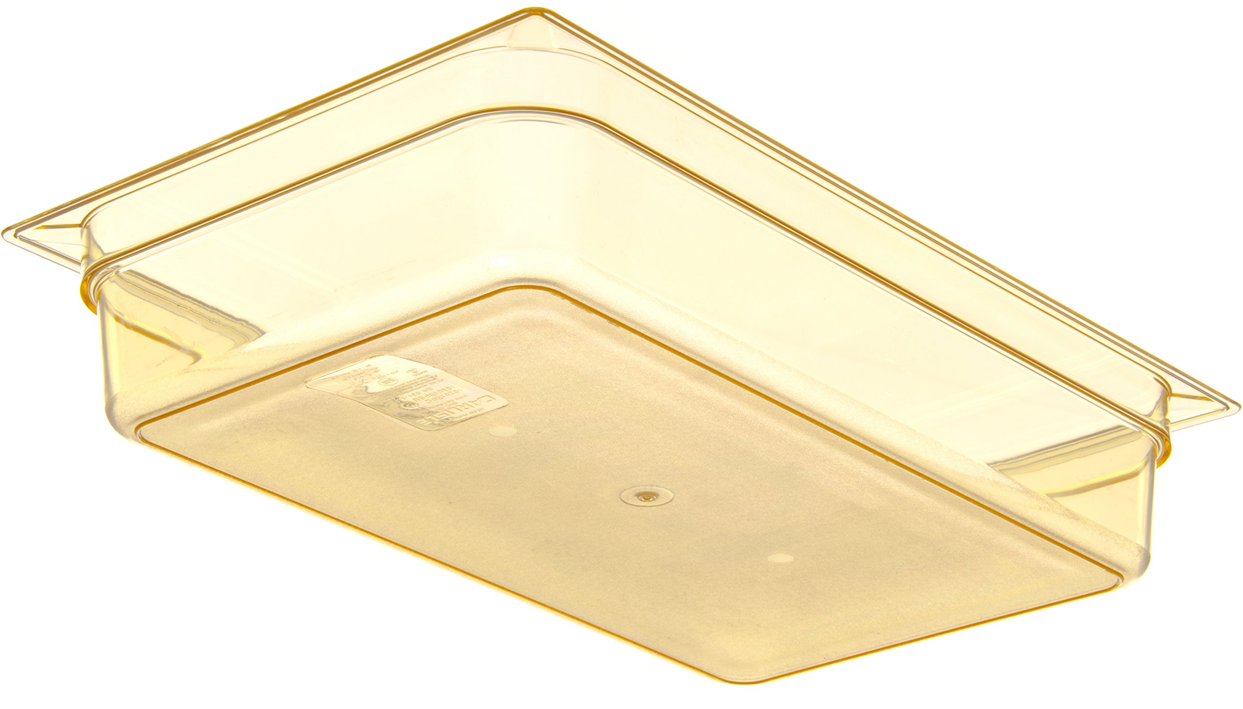 Carlisle FoodService Products 10401B13 StorPlus High Heat Food Pan, 4" Deep, Full Size, Amber